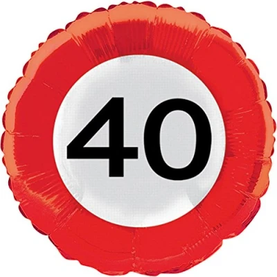 Afbeelding van Folat Folieballon 40 Verkeersbord 45 cm
