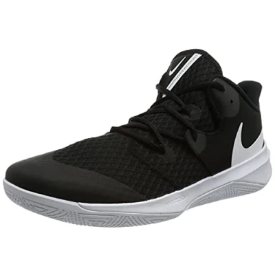 Afbeelding van Nike Performance ZOOM Hyperspeed Court Unisex Handbalschoenen, Maat: 45.5, Black/white Textiel/ synthetisch