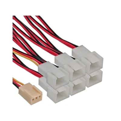 Image de InLine Répartiteur d&#039;alimentation de ventilateur Molex 3 broches (F) pour (M)