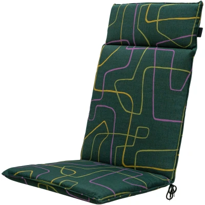 Afbeelding van Madison Tuinstoelkussen hoge rug 50x120 cm universeel Joah green
