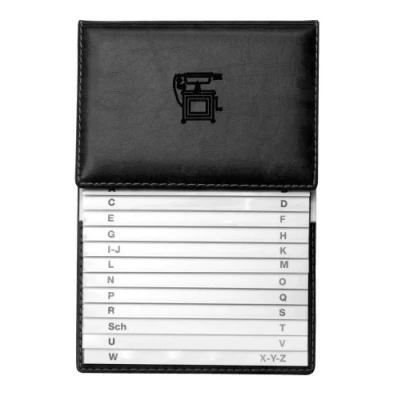Afbeelding van Veloflex 5157780 register van zachte kunststof, 155 x 225 mm, zwart