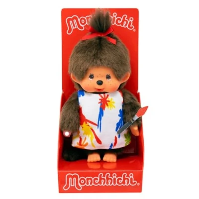 Afbeelding van Sekiguchi 203833 origineel pluche dier Monchhichi voor meisjes, ca. 20 cm, bruin