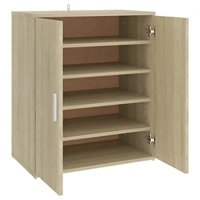 Afbeelding van vidaXL Schoenenkast, Sonoma eikenhout, 60 x 35 70 cm, spaanplaat