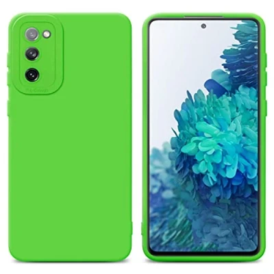 Afbeelding van Cadorabo Hoesje geschikt voor Samsung Galaxy S20 FE in Fluid GROEN Beschermhoes gemaakt van flexibel TPU silicone Cover Case