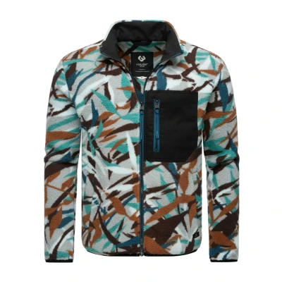 Afbeelding van Ragwear Collsy Fleecejas, Heren, Maat: Small, Aqua