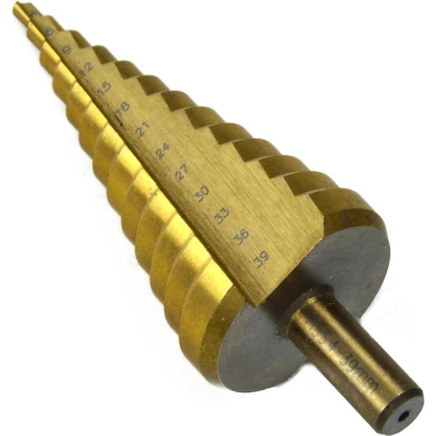 Afbeelding van Stappenboor HSS TiN 4 39mm Trappenboor Boor GEKO