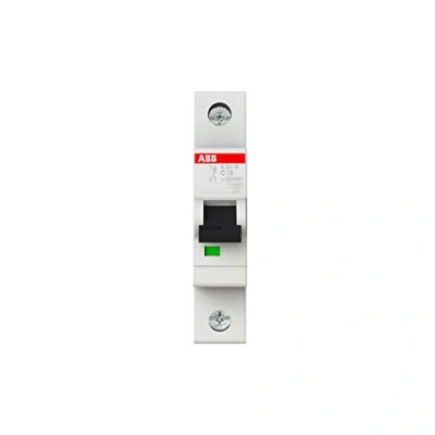 Afbeelding van ABB, FI stroomonderbreker, Automatische stroomonderbreker S200 type C 10A 10kA