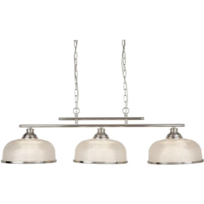 Afbeelding van Searchlight Bistro II Hanglamp 99 X 27 80 Cm Satijn Zilver