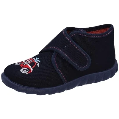 Afbeelding van Fischer Pantoffels, hoge pantoffels voor jongens, Blauw