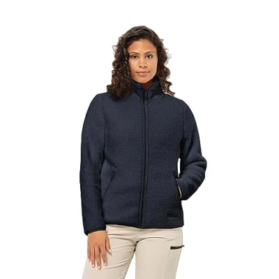Afbeelding van Jack Wolfskin High Curl Jacket Night Blue Dames Maat XL
