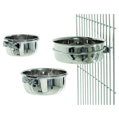 Afbeelding van Duvoplus Voerbak Vogel Eetkom Inox + 1 Vijs L 950ml Ø14cm 1st