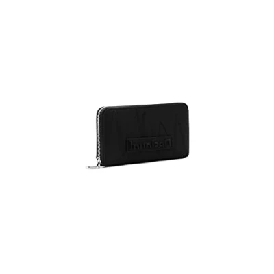 Afbeelding van Desigual Portemonnee B Bolis Fiona Long Wallet Black Zwart
