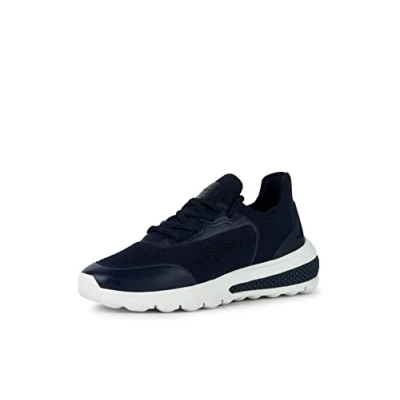 Afbeelding van Geox D Spherica Actif Sneakers laag, Dames, Maat: 42, Navy Textiel/ synthetisch