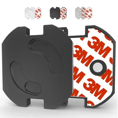 Afbeelding van VegMai® 20 stuks kinderveiligheidsdoppen met draaimechanisme en 3M lijm, ideaal voor baby&#039;s, kinderen jongeren thuis. Europese deksels in de kleur zwart