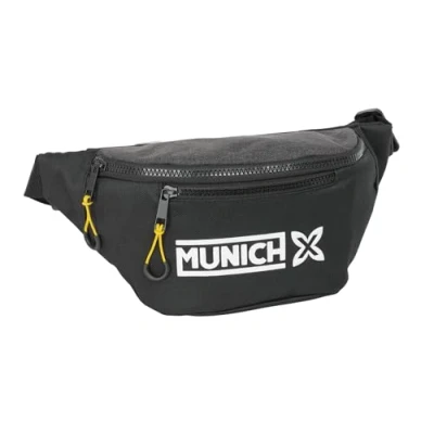 Afbeelding van Heuptas Munich Topo Zwart 23 x 12 9 cm