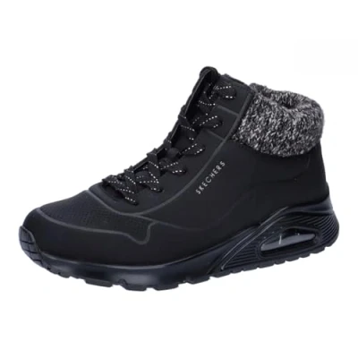 Afbeelding van Skechers Uno Gen1 kinderlaarzen, zwart, 1 UK Child, zwart.