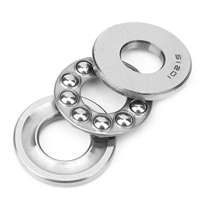 Afbeelding van 5 stuks axiale kogelstopper, 12 mm x 28 11 geluidsarme druk vliegtuig enkele kolom stuwkracht kogellagers