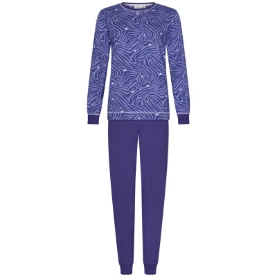 Afbeelding van Rebelle Tiger Star Pyjama Katoen Paars Maat 48