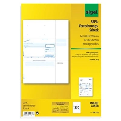 Afbeelding van Sigel zv532 Rekening credit, A4, 250 vellen