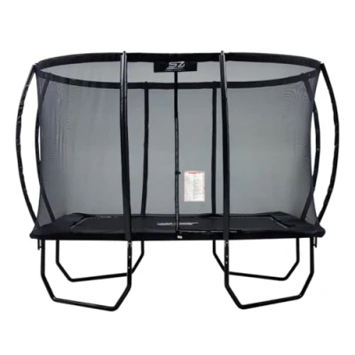 Afbeelding van Senz Sports Trampoline met Veiligheidsnet Premium 214 x 305 cm Rechthoek Elastieken J5000 serie