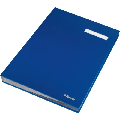 Afbeelding van Esselte Handtekenmap, Ft A4, 20 Vakken, Blauw Handtekenmap
