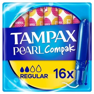 Afbeelding van Tampax Pearl Kompak Tampons 16 Stuks