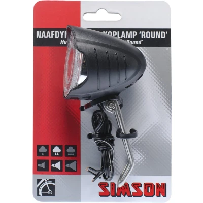 Afbeelding van Simson Naafdynamo LED Koplamp Round 7 LUX