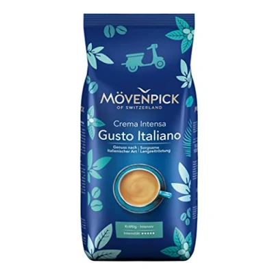Afbeelding van 29% korting Mövenpick koffiebonen Cafe Crema Gusto Italiano 1 stuk kg