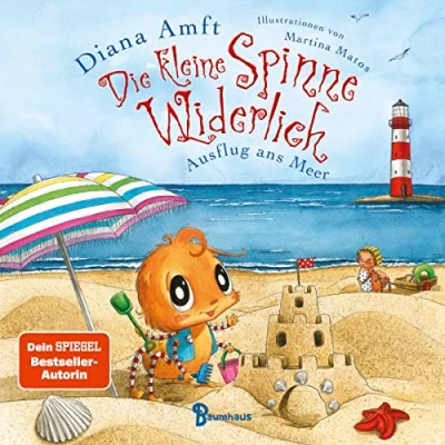 Afbeelding van Die kleine Spinne Widerlich Ausflug ans Meer (Pappbilderbuch)