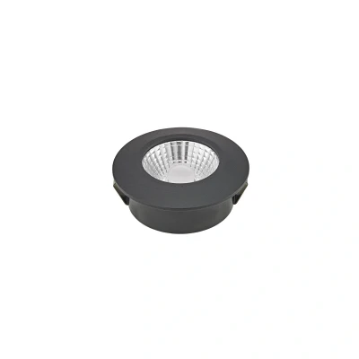 Afbeelding van LED plafondinbouwspot Diled, Ø 6,7 cm, Dime LED, zwart