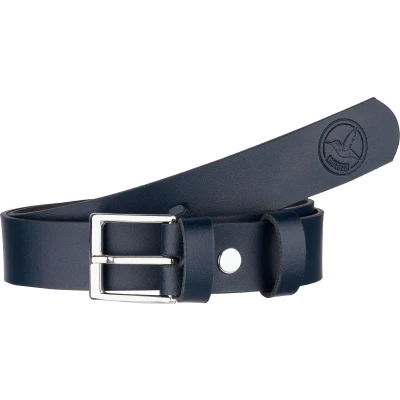 Afbeelding van Ladeheid Kinderriem Riem Jongens Broekriem Verstelbaar Leer Marineblauw 1/Logo 1 65 cm LA EL KIDS