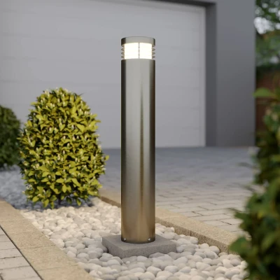 Afbeelding van Arcchio Padverlichting, zuillampen 1licht roestvrij staal H: 60 cm E27