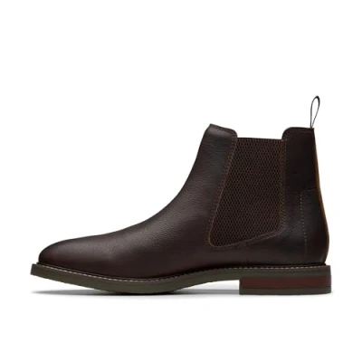 Afbeelding van Clarks Jaxen Easy Chelsea herenlaarzen, Bruine Tumb