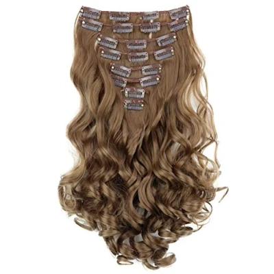 Afbeelding van PRETTYSHOP XXL CES105 1 Haarverlenging, 35 cm, 8 stuks, lichtbruin