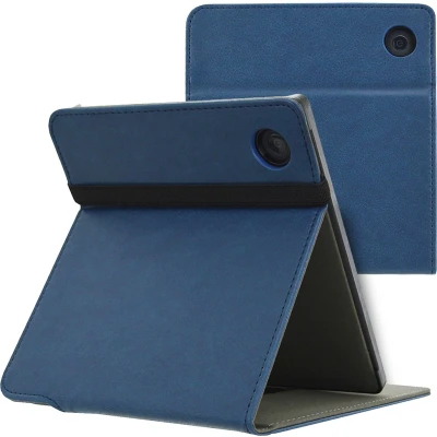 Afbeelding van Hoesje geschikt voor Kobo Libra H2O E reader / Sleepcover iMoshion Stand Flipcase Donkerblauw