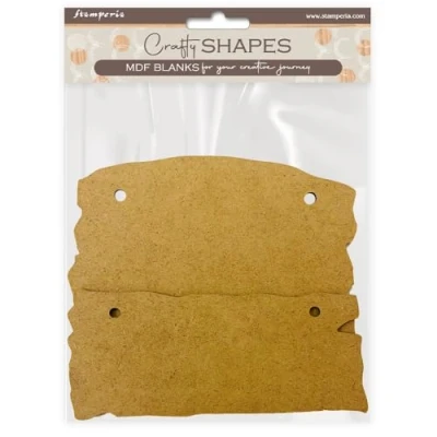 Afbeelding van Stamperia MDF Crafty Shapes Blanks Hidden Grove Plates (2pcs) (KLSM41)