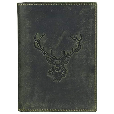 Afbeelding van Greenburry Vintage Stag ID Case Leer 12 cm