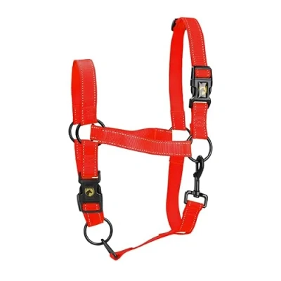 Afbeelding van Excellent Horse Premium Halster L Cob Rood