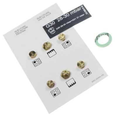 Afbeelding van Beko Grundig Arcelik 4431910048 gasspoeier propaan/butaan fornuis kit inspuitstukken G30