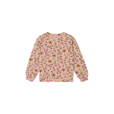 Afbeelding van Noppies Trui Nellieburg Hearts pattern Pink Maat 134