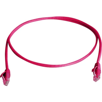 Afbeelding van Telegärtner L00003A0206 RJ45 Netwerkkabel, patchkabel CAT 6 U/UTP 5.00 m Rood Vlambestendig, Halogeenvrij 1 stuk(s)