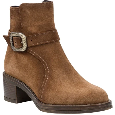 Afbeelding van Tamaris Cowboy/Bikerlaarsjes, Dames, Maat: 41, Brown Schoenen