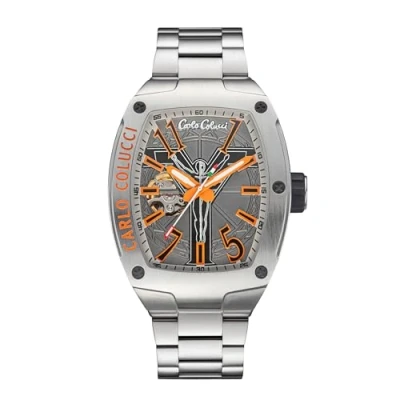 Afbeelding van Carlo Colucci Automatikuhr Horloge, Heren, Maat: One Size, Silber