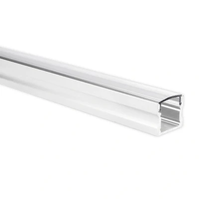 Afbeelding van Yphix Led Strip Profiel Potenza Wit Hoog 1m Incl. Transparante Afdekkap LEDdirect.nl
