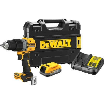 Afbeelding van DeWALT DCD805E1T Compacte accu klop /schroefboormachine 18V XR 1.7Ah POWERSTACK in TSTAK