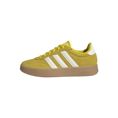 Afbeelding van adidas BARREDA SHOES damesschoenen, Geel/Off Wit/GUM 3, 40 2/3 EU