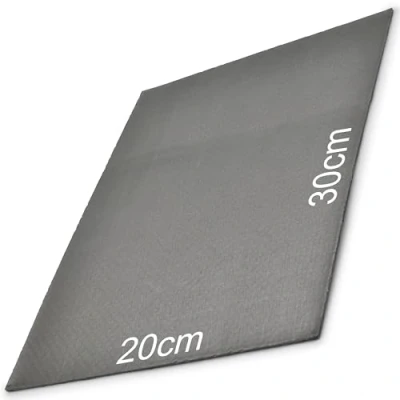 Afbeelding van Easyboost Feuille Plaque Joint pour Culasse Pot d&#039;échappement Collecteur Epaisseur 1,6mm à découper dimensions 30 x 20cm Auto Moto Scooter Tondeuse Débroussailleuse Tronçonneuse Moteur 2T 4T