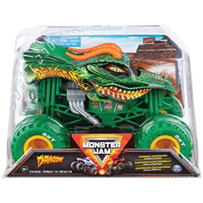Afbeelding van Monster Jam Voertuig DIE CAST 1:24 Authentieke Trucks Officiële Shows Verzamelbaar Schaal 6056371 Speelgoed voor kinderen vanaf 3 jaar Model willekeurig