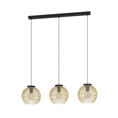 Afbeelding van Eglo Hanglamp Venezuela Goud &amp; Zwart