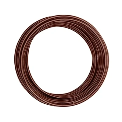 Afbeelding van Vaessen Creative Aluminium Draad 4mm 10m Chocolade